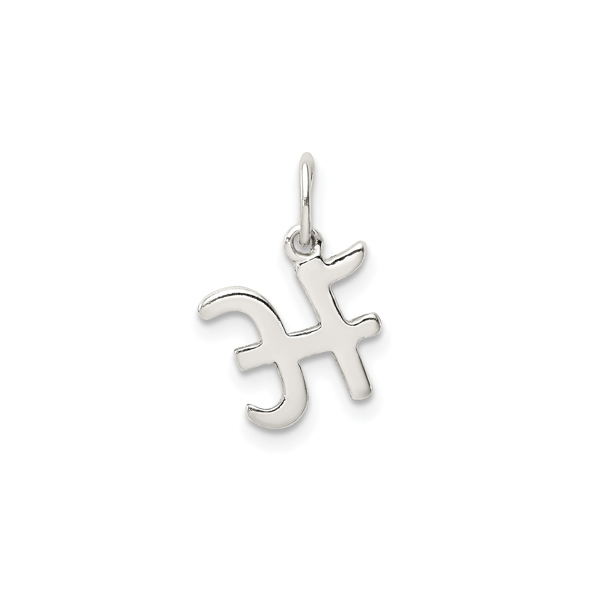 Sterling Silver Pisces Zodiac Pendant, Celestial Astrology Charm for Women