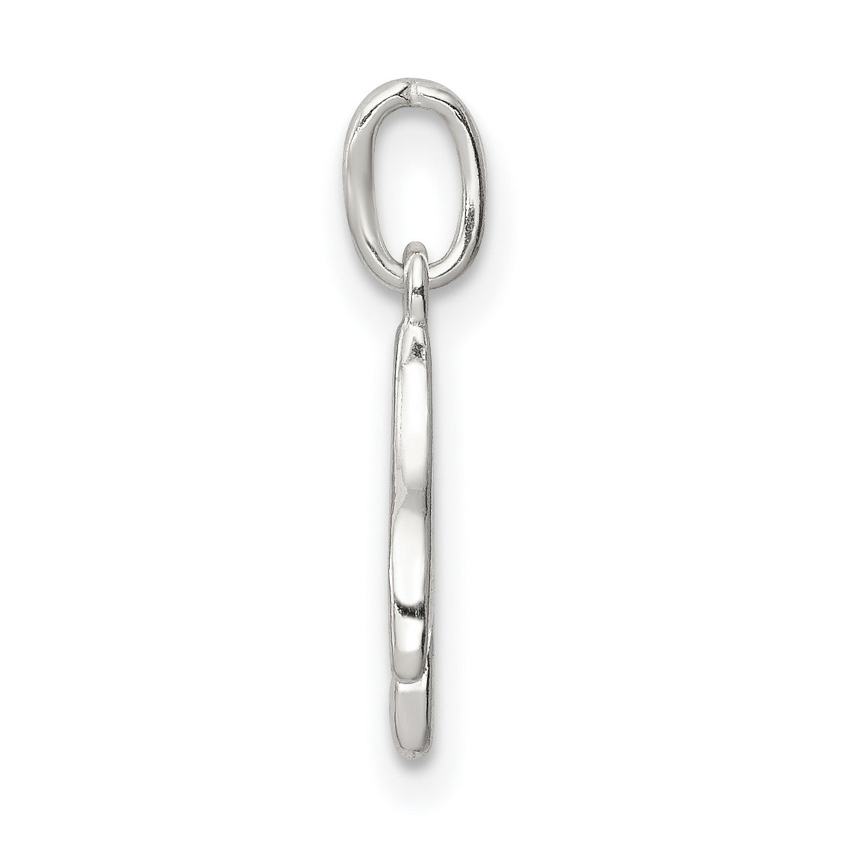 Initial M Charm Pendant in Real 925 Sterling Silver
