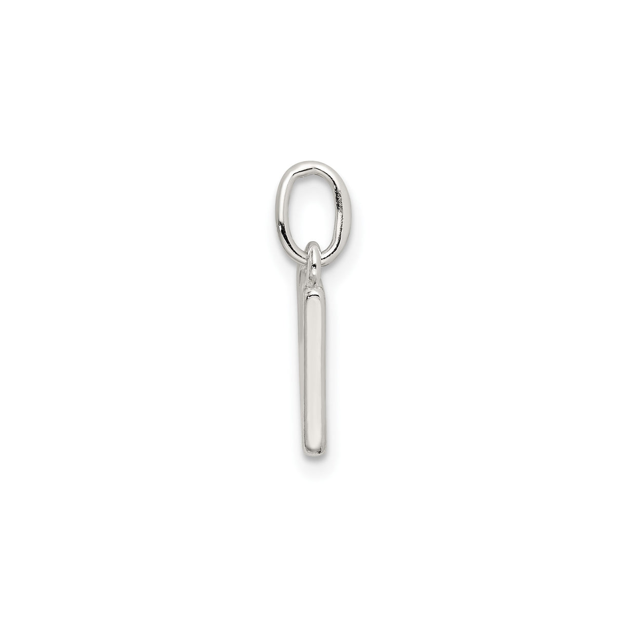 Sterling Silver Letter W Pendant, Script Alphabet Charm for Women or Unisex Wear