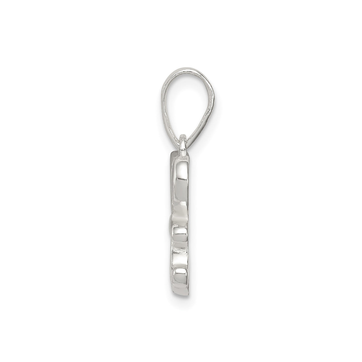 Sterling Silver Pisces Zodiac Pendant, Celestial Symbol Charm for Women or Unisex