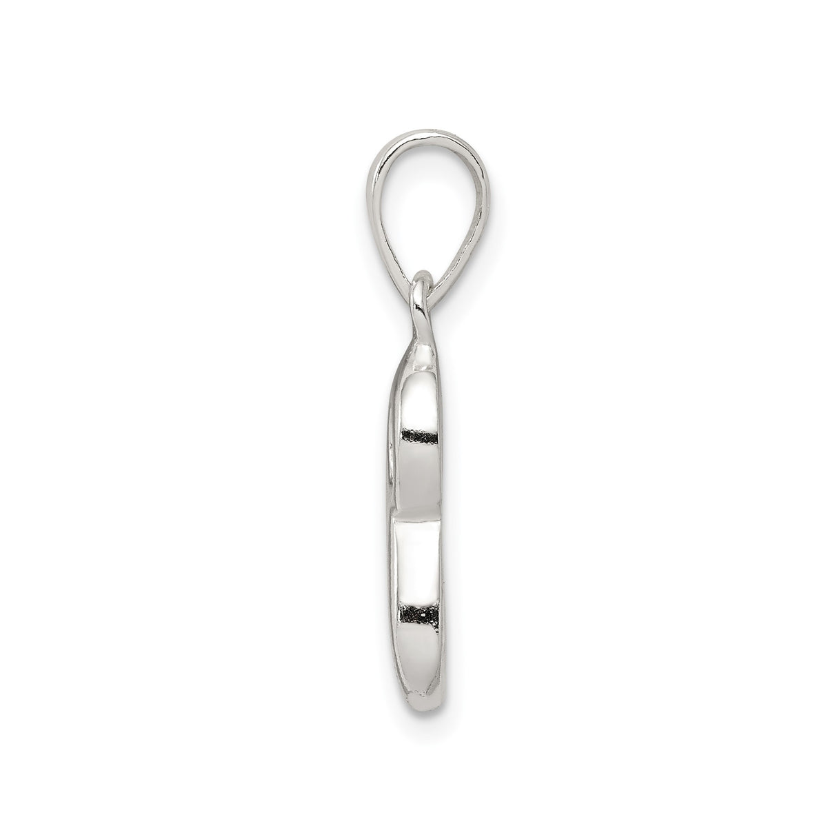 Sterling Silver Infinity Pendant, Abstract Figure Eight Symbol, Minimalist Spiritual Jewelry for Women
