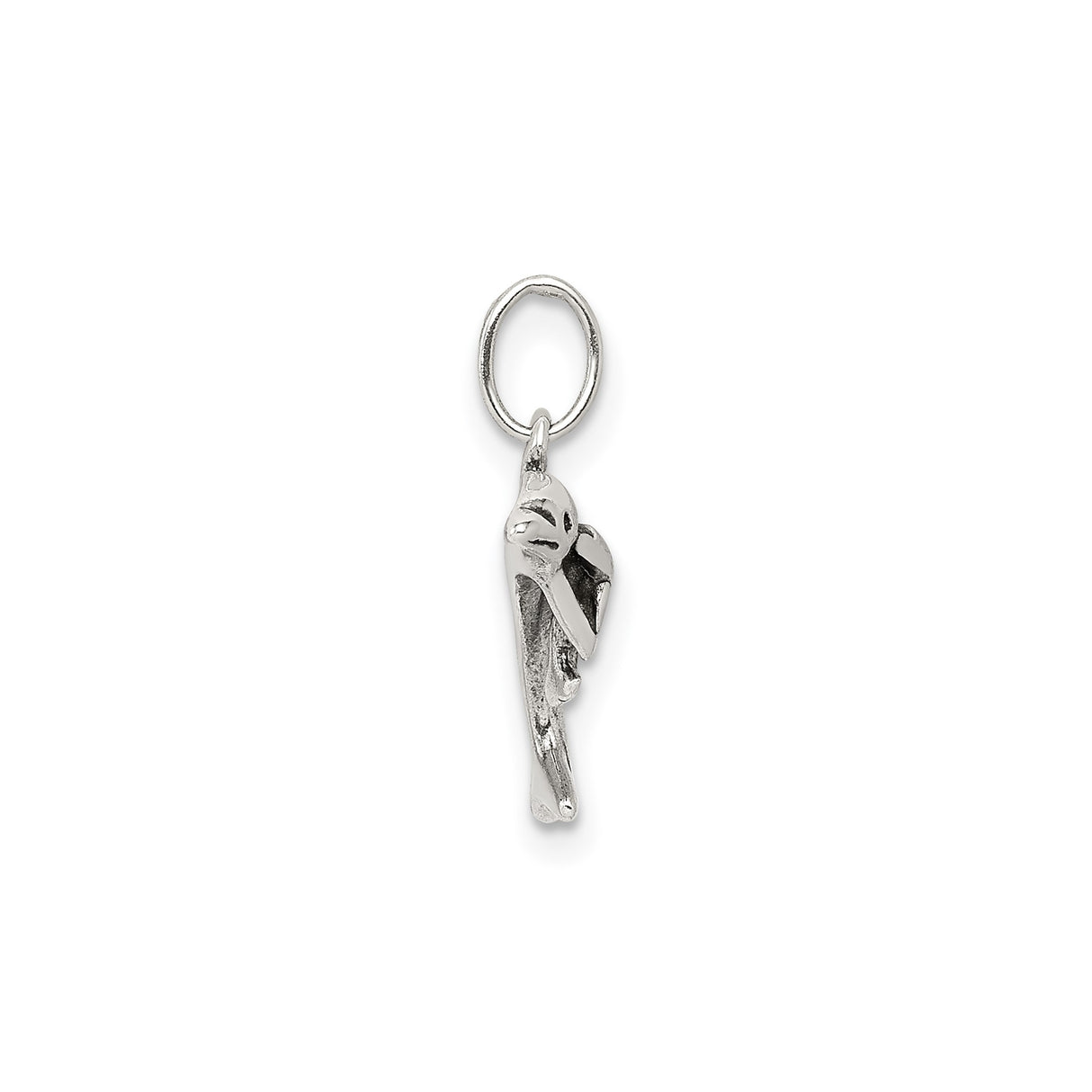 Sterling Silver Dolphin Pendant with Mother and Baby, Nautical Marine Life Jewelry