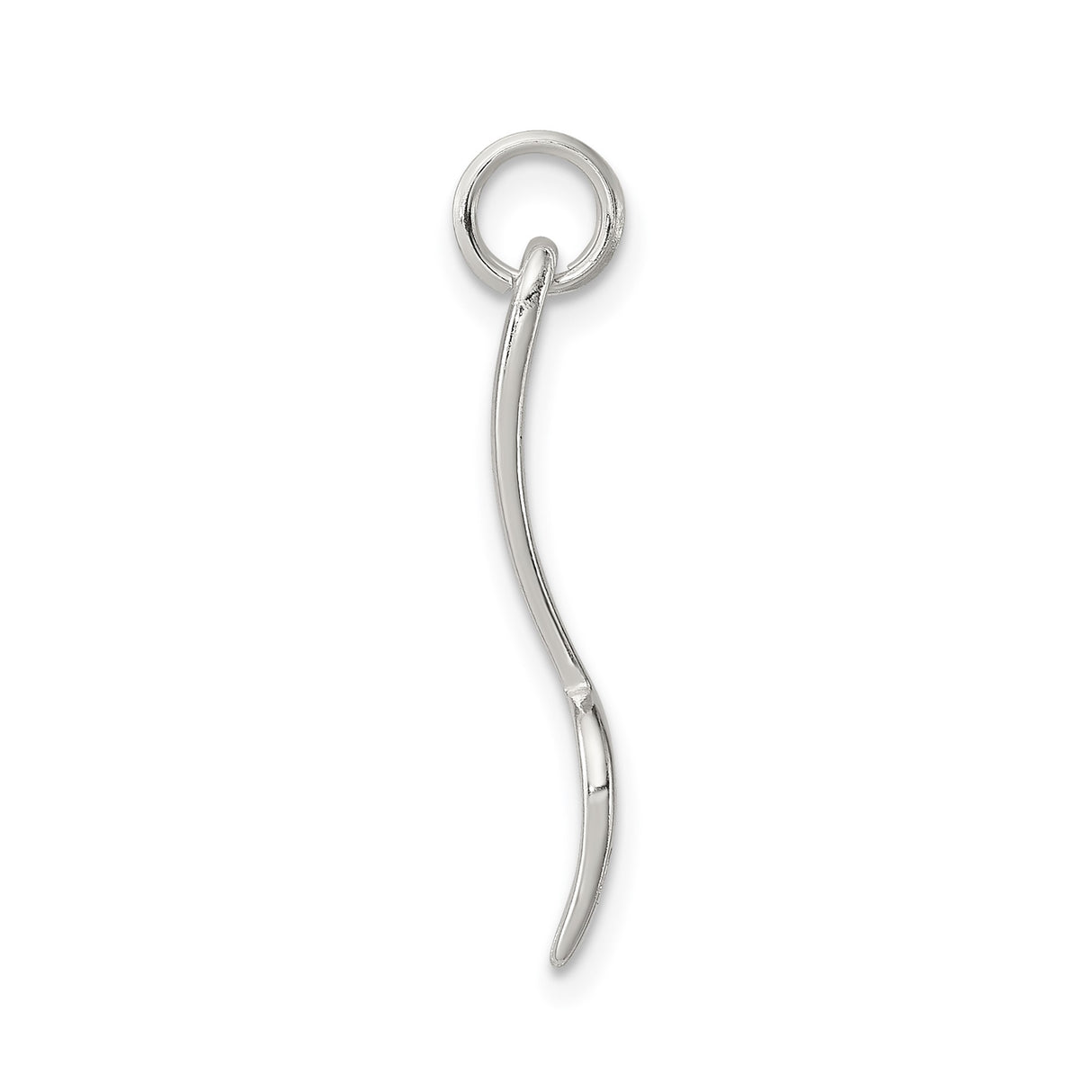 Sterling Silver Fork Charm Pendant, Mini Utensil Jewelry for Food Lovers or Chefs