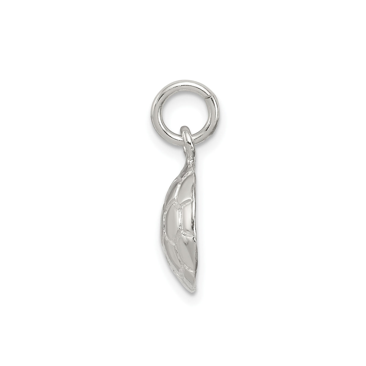 Sterling Silver Soccer Pendant with Hexagon Ball Design, Unisex Sports Charm