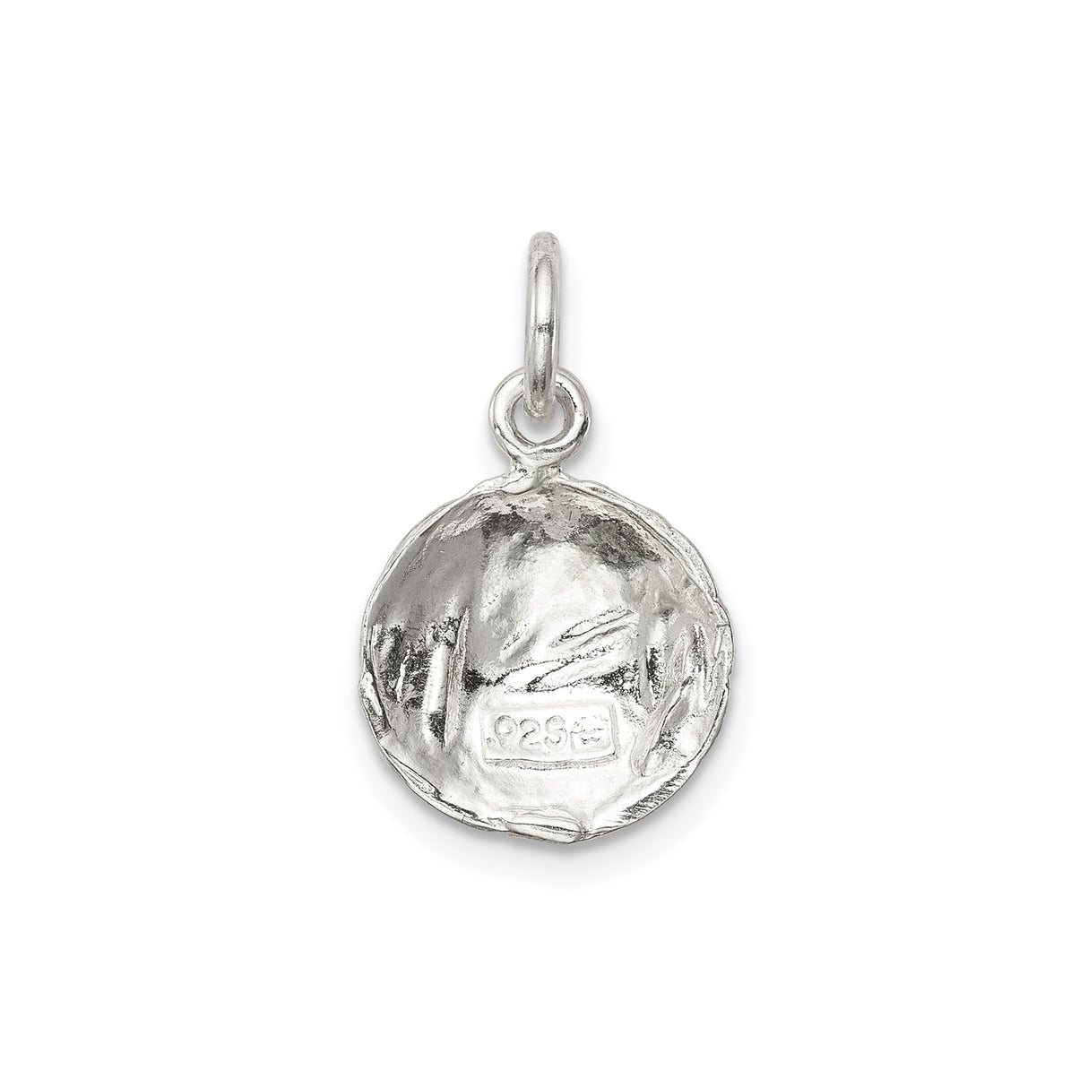 Sterling Silver Soccer Pendant with Hexagon Ball Design, Unisex Sports Charm