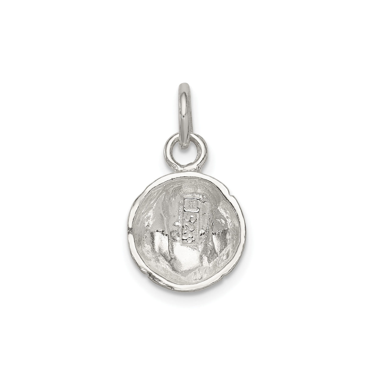 Sterling Silver Baseball Pendant with Realistic Stitched Detail, Sports Charm for Men or Women