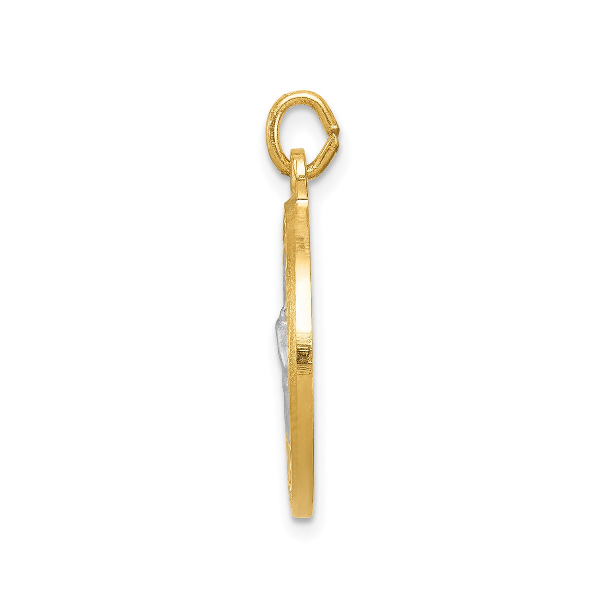 Sterling Silver Saint Christopher Medal Pendant for Travel Protection and Faith