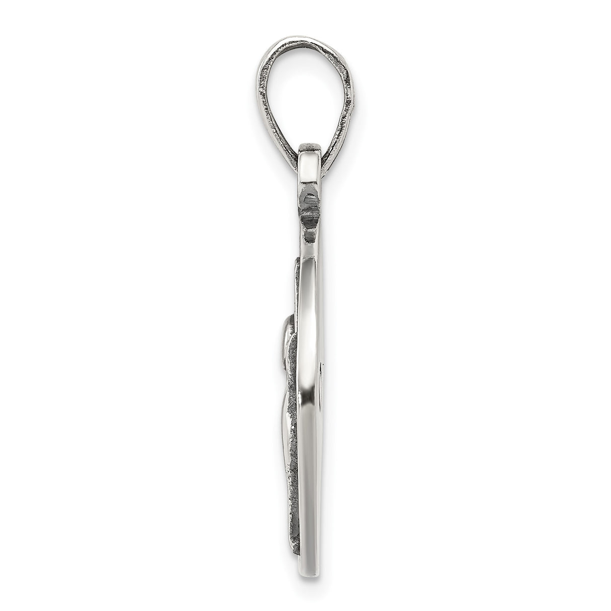 Sterling Silver Aries Zodiac Pendant with Ram Symbol and Celestial Medallion Design