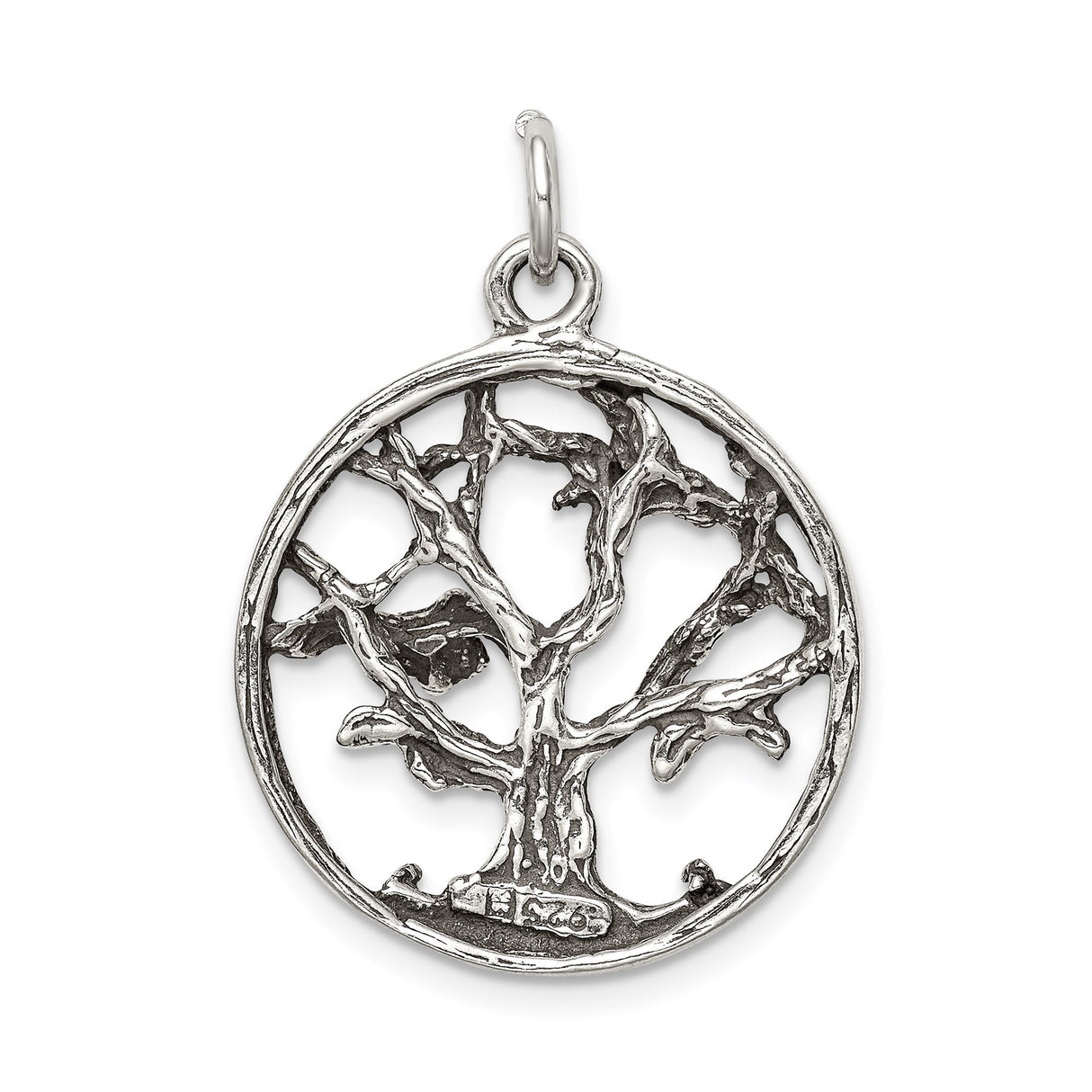 Sterling Silver Tree of Life Pendant with Organic Branch Design, Nature Symbol Jewelry