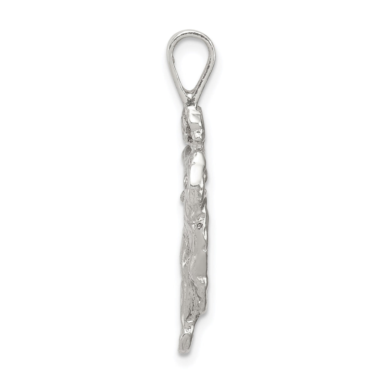 Sterling Silver Runner Pendant with Detailed Motion Figure, Athletic Theme for Marathon and Fitness Enthusiasts