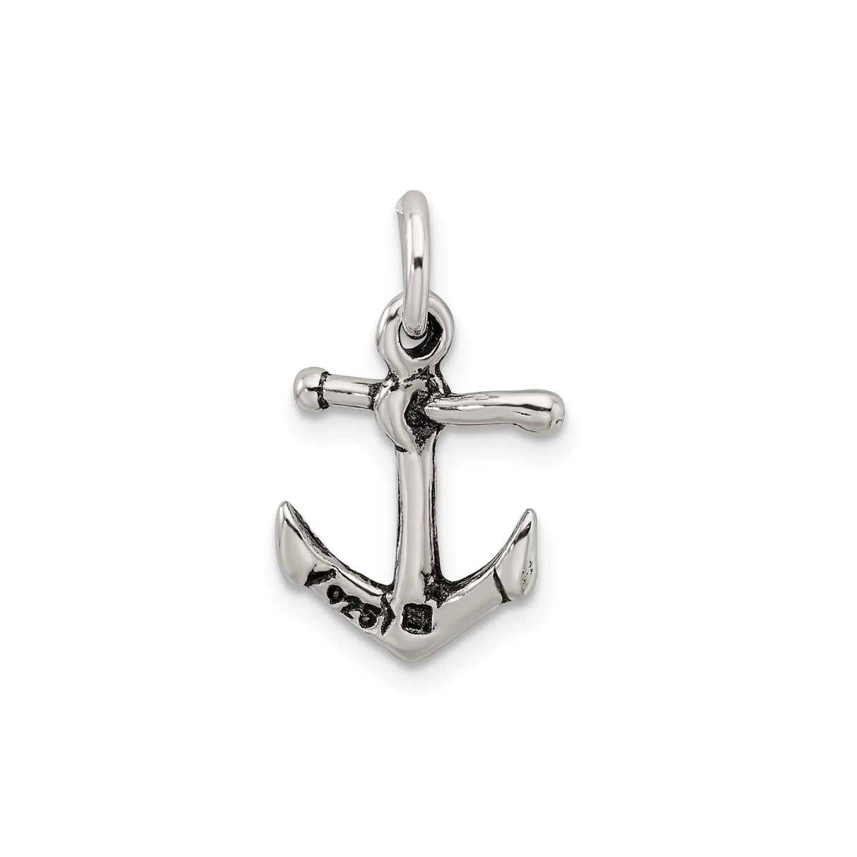Sterling Silver Anchor Pendant, Nautical Symbol of Hope and Christian Faith Jewelry
