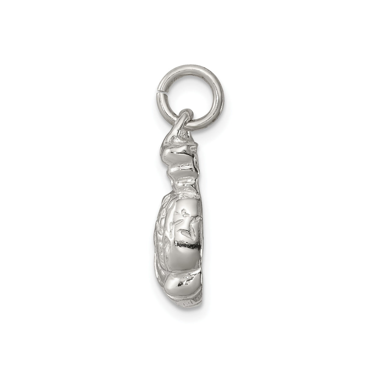 Sterling Silver Boxing Gloves Pendant with Realistic Design, Symbol of Strength and Resilience