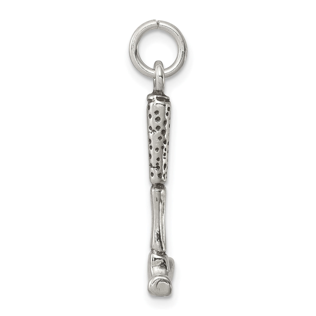 Sterling Silver Hammer Pendant, Claw Hammer Design Symbolizing Strength and Craftsmanship