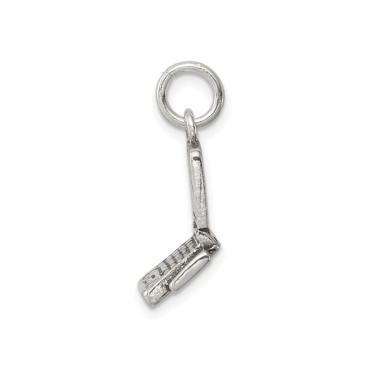 Sterling Silver Laptop Charm Pendant with Detailed Keyboard and Screen for Tech Lovers