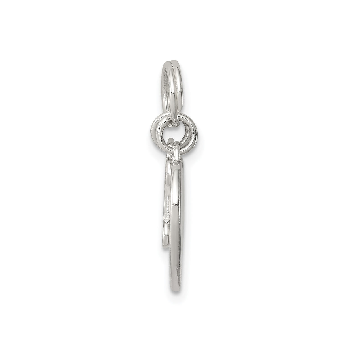Sterling Silver Heart Dog Lover Pendant with Bone Charm, Pet Keepsake Jewelry for Men and Women