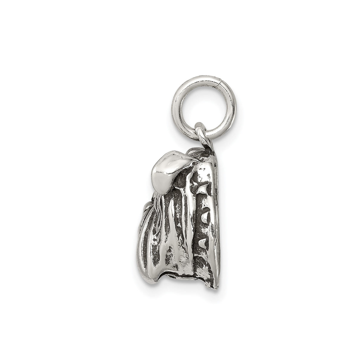 Sterling Silver Bulldog Head Pendant, Realistic Dog Lover Charm, Unisex Pet Breed Jewelry