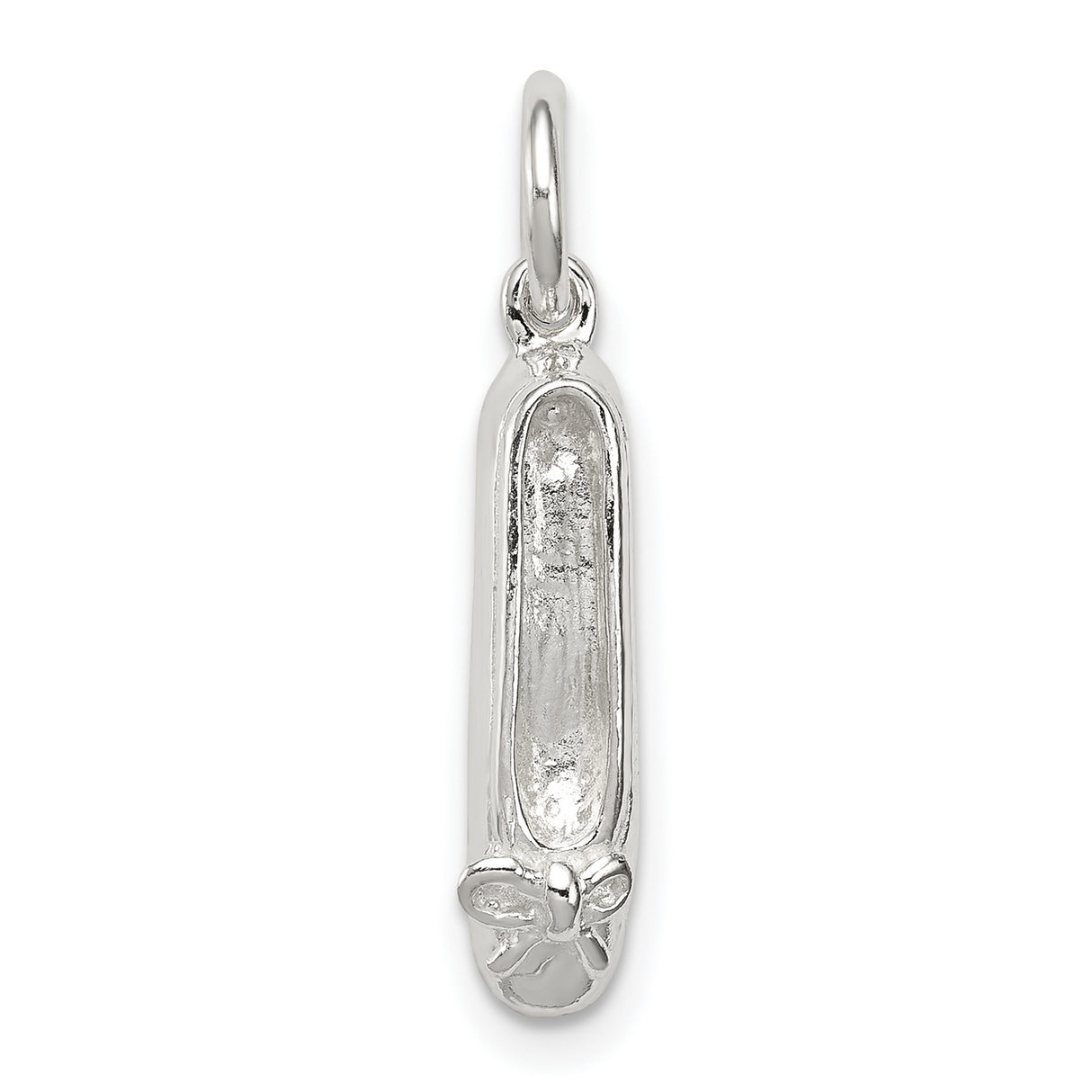 Ballet Slippers Charm Pendant in Real 925 Sterling Silver