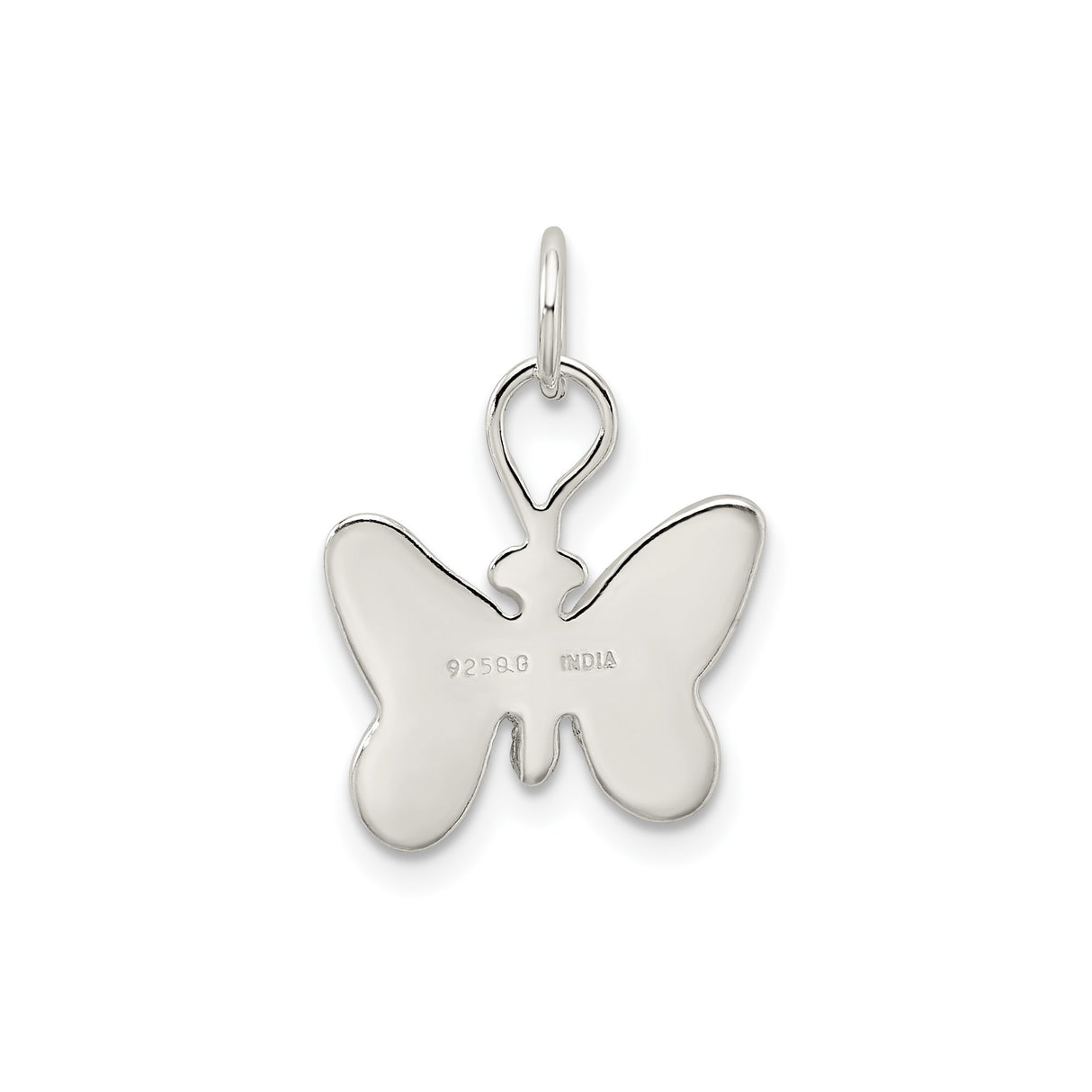 Sterling Silver Butterfly Pendant with Wings, Symbolic Nature Charm Representing Transformation