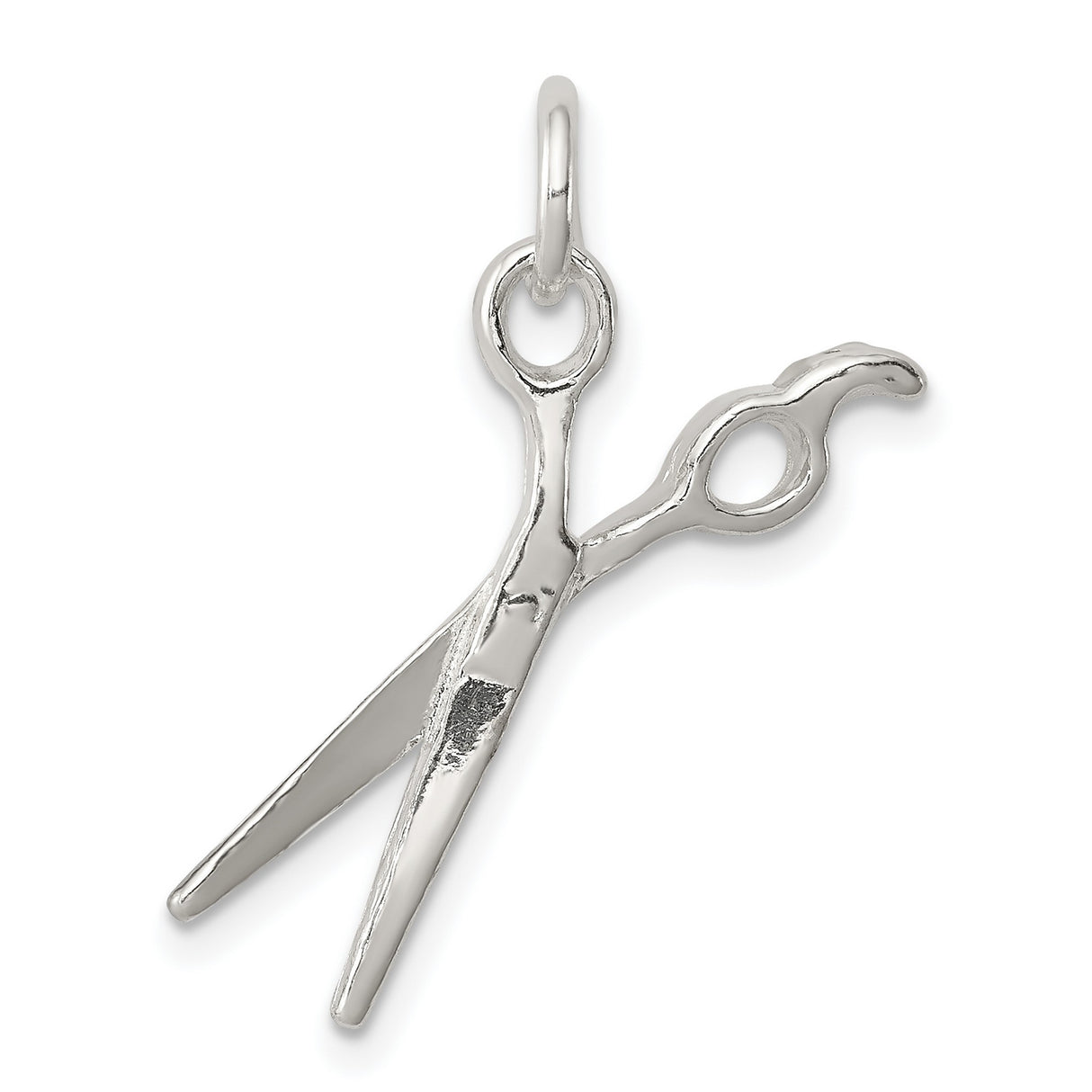 Scissors Charm Pendant in Real 925 Sterling Silver