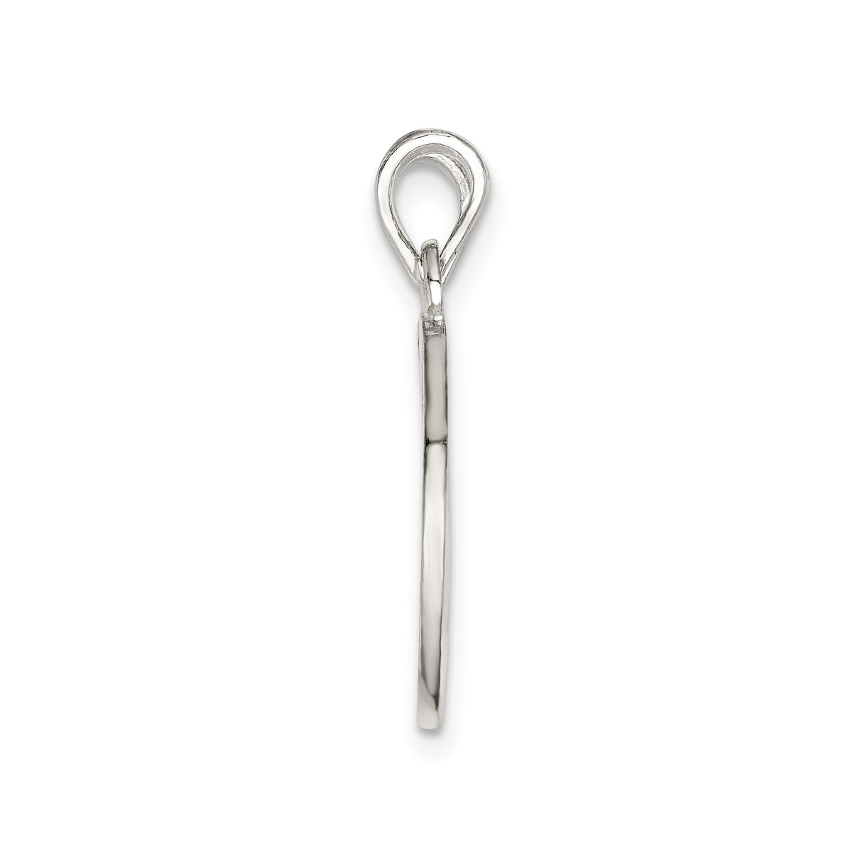 Sterling Silver Split Heart Pendant Set, I Love You Romantic Jewelry for Couples and Long Distance