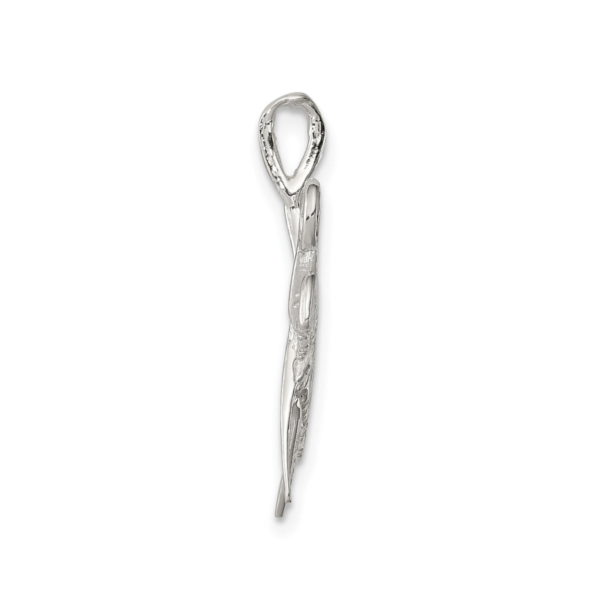 Sterling Silver Pendant with Scissors and Comb Charm, Hair Stylist Jewelry