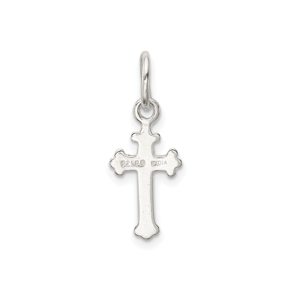 Sterling Silver Cross Pendant, Minimalist Spiritual Design for Men and Women