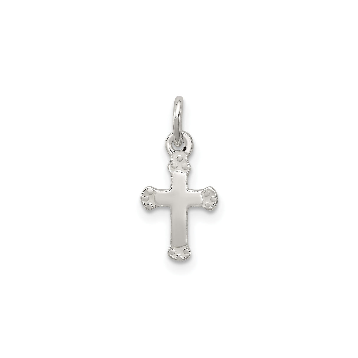Sterling Silver Cross Pendant, Minimalist Spiritual Design for Men and Women