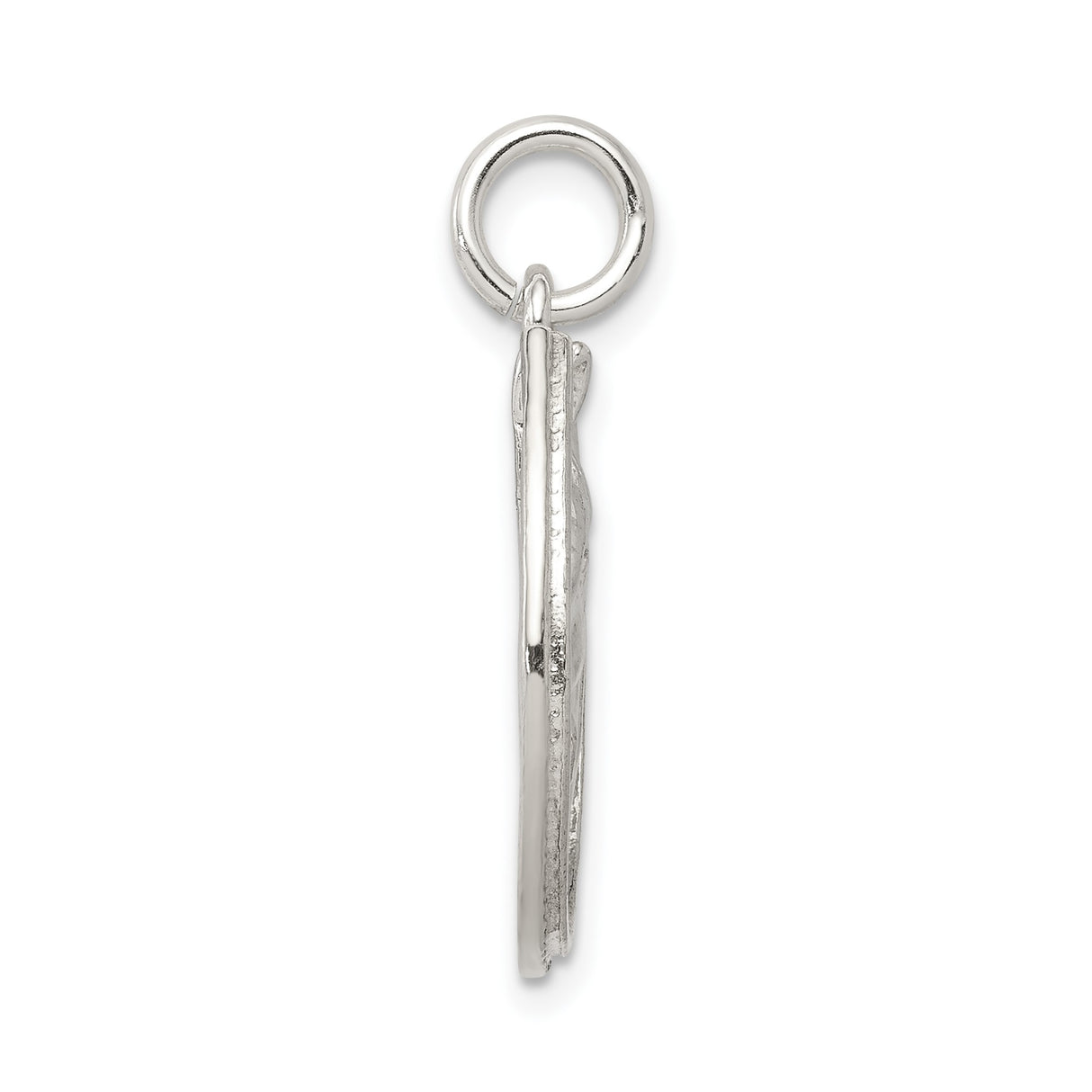 Sterling Silver Horse Head Pendant with Framed Horseshoe, Equestrian Western Jewelry