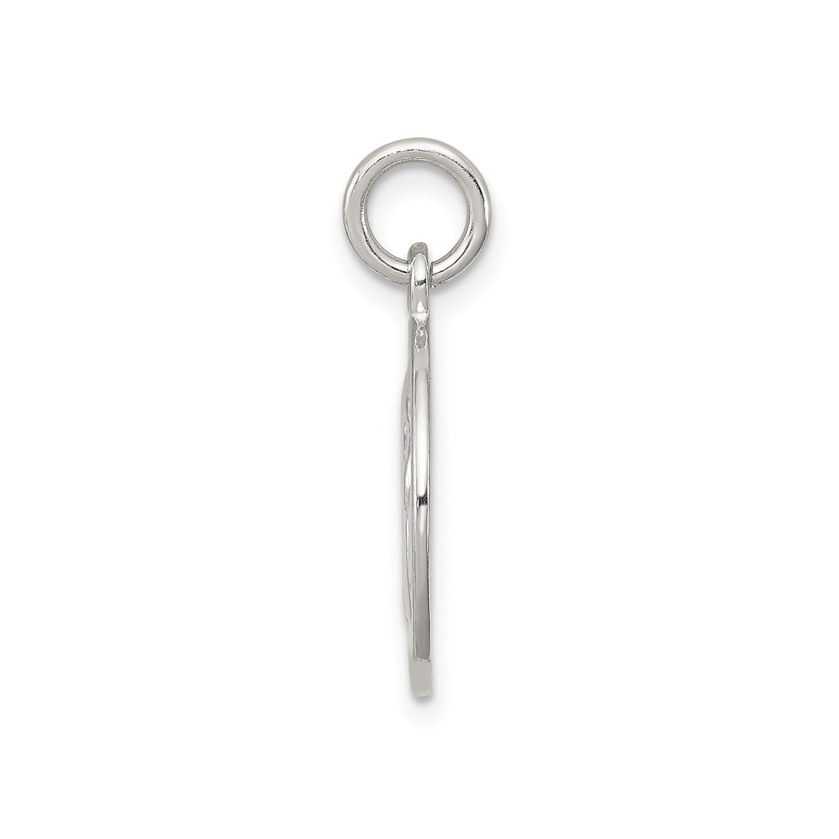 Sterling Silver Angel Pendant with Detailed Cherub Design, Religious Charm for Women