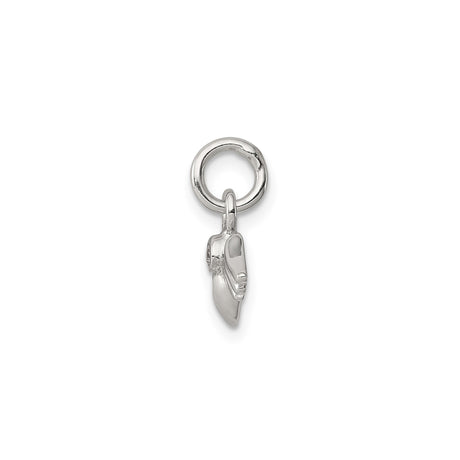 Sterling Silver Heart Pendant with Cubic Zirconia, Angel Wing Memorial Jewelry for Women