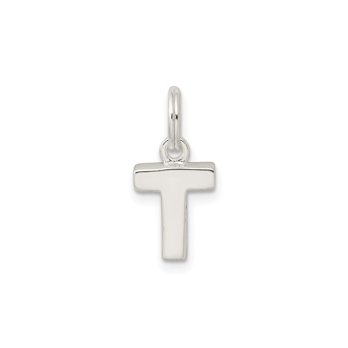 Sterling Silver Tau Cross Pendant Charm, Unisex Christian Religious Jewelry
