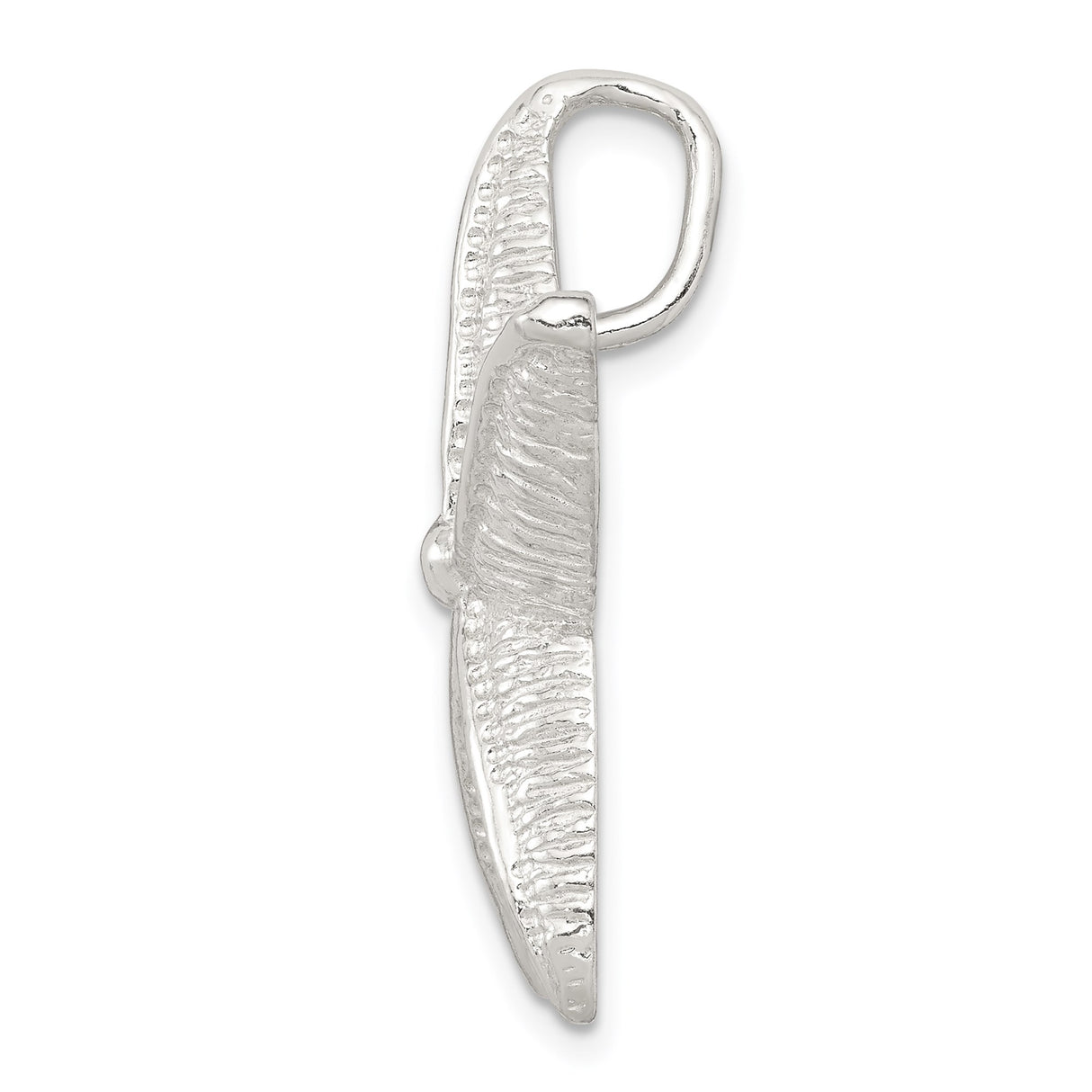 Sterling Silver Starfish Pendant with Textured Nautical Beach-Inspired Design for Women