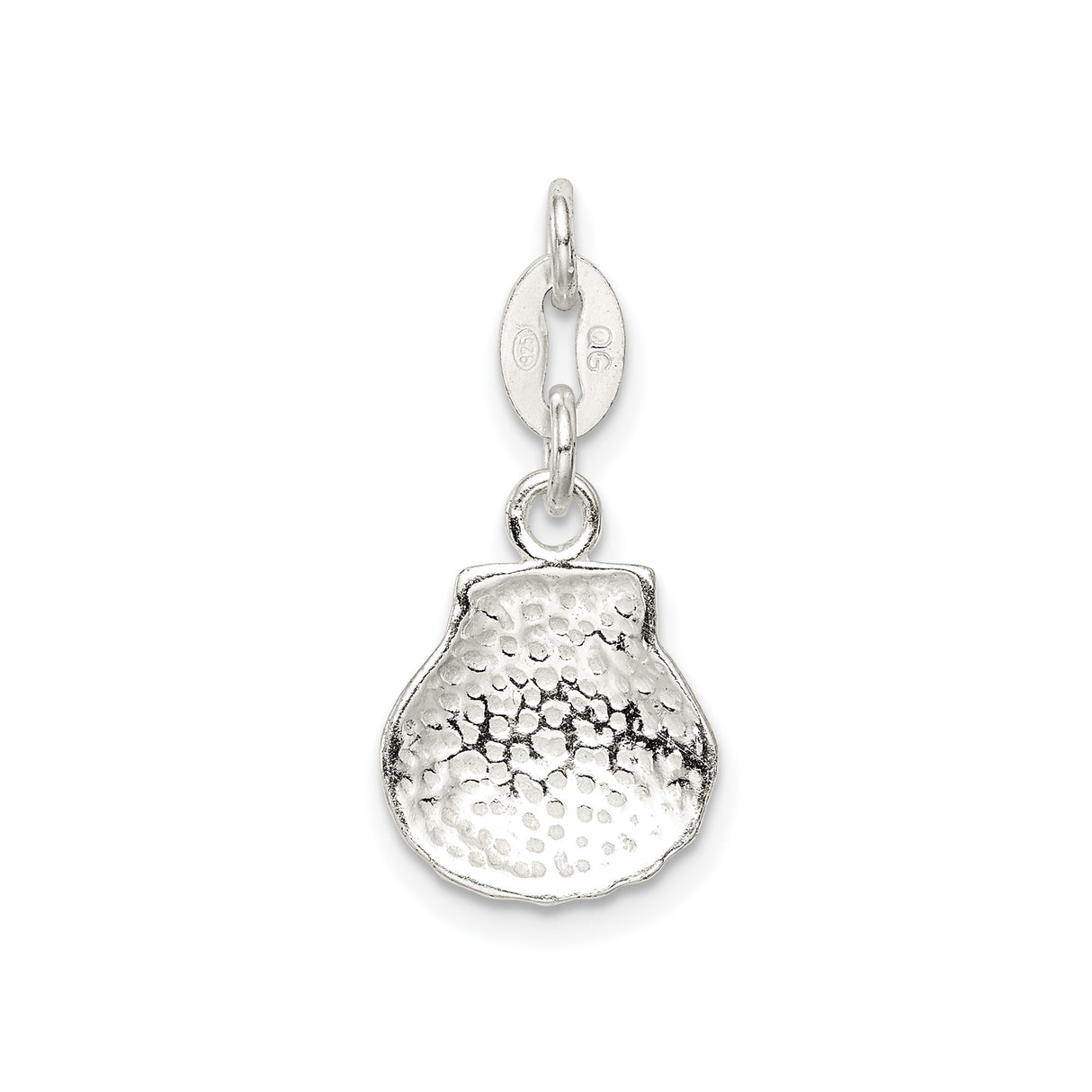 Sterling Silver Scallop Shell Pendant, Camino de Santiago Spiritual Travel Charm