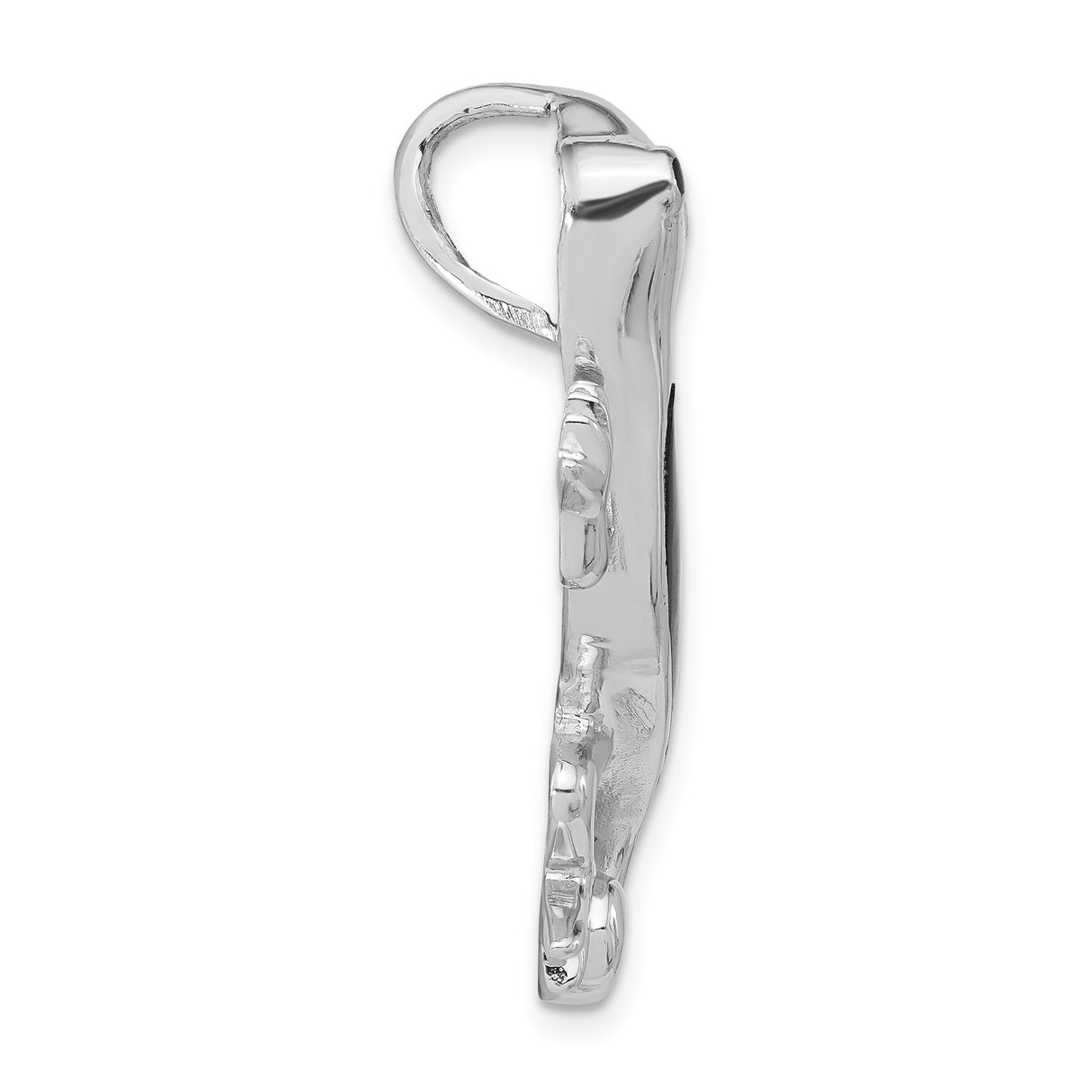 Sterling Silver Gecko Pendant with Black Enamel Detailing, Nature-Inspired Unisex Charm