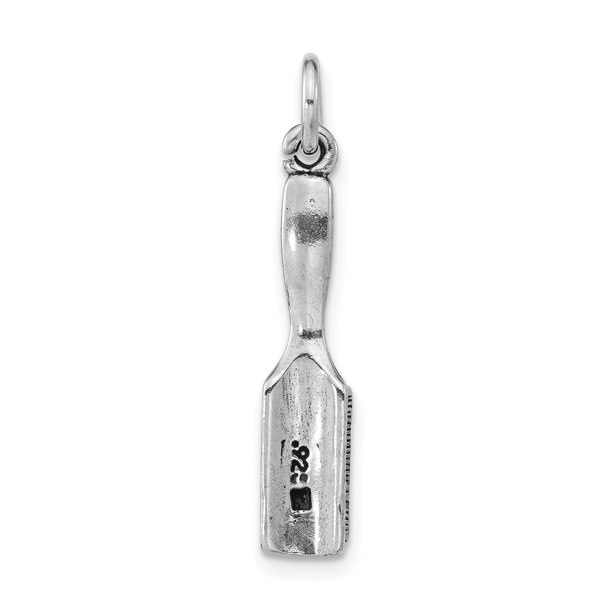 Sterling Silver Paintbrush Pendant Charm with Artistic Brush Design for Women or Unisex