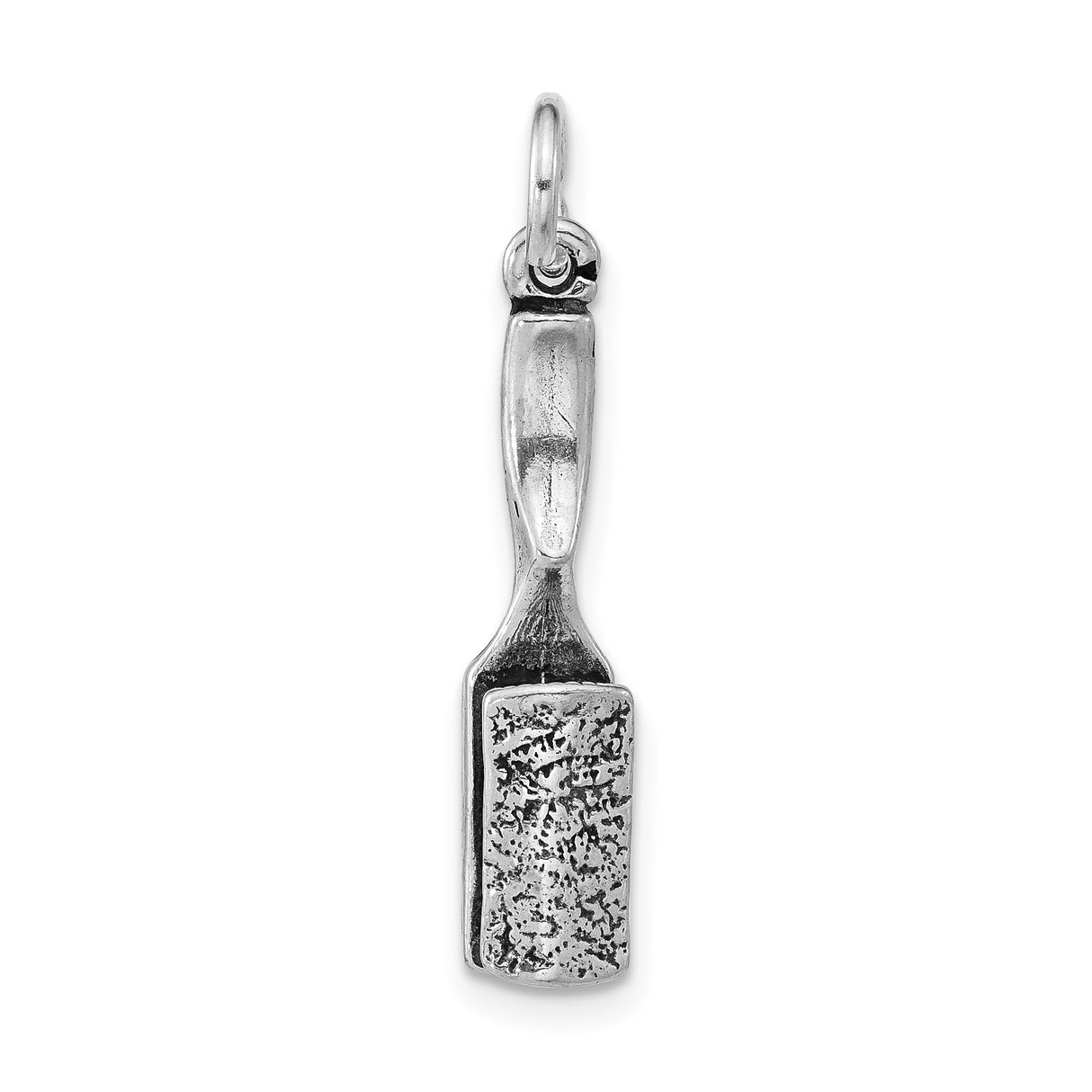 Sterling Silver Paintbrush Pendant Charm with Artistic Brush Design for Women or Unisex