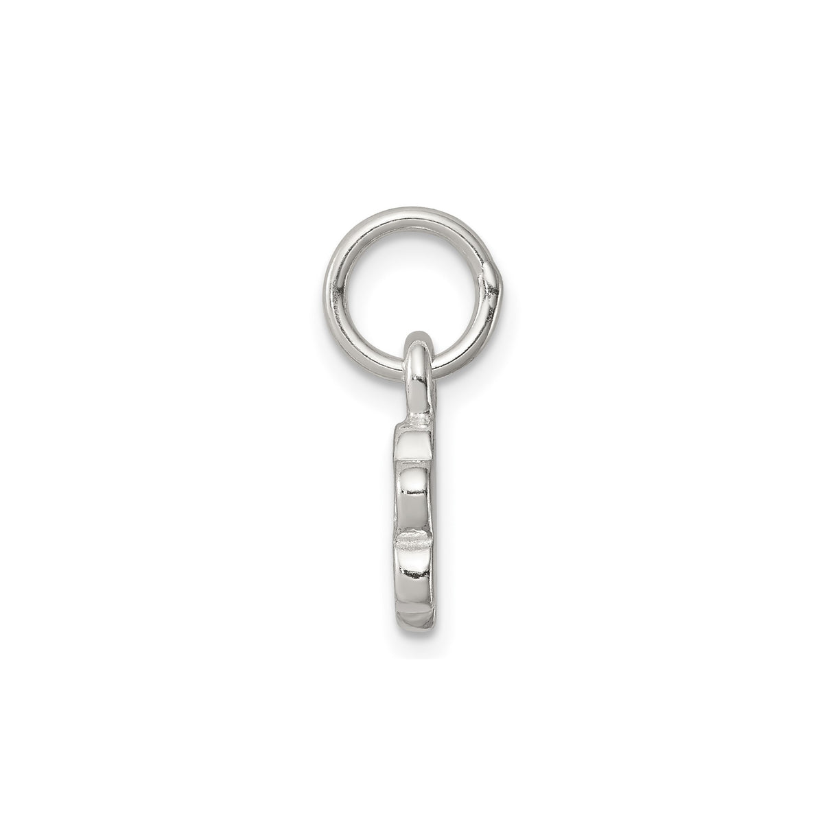 Sterling Silver Paw Print Charm Pendant, Detailed Animal Paw Design, Pet Memorial Jewelry