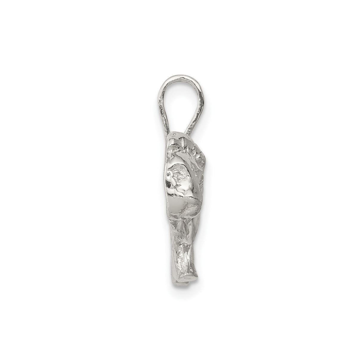 Sterling Silver Lion Pendant with Walking Lion Symbol, Strength and Zodiac Leo Theme