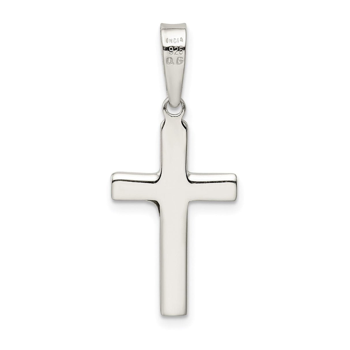 Sterling Silver Crucifix Cross Pendant with Detailed Jesus Charm, Christian Faith Jewelry