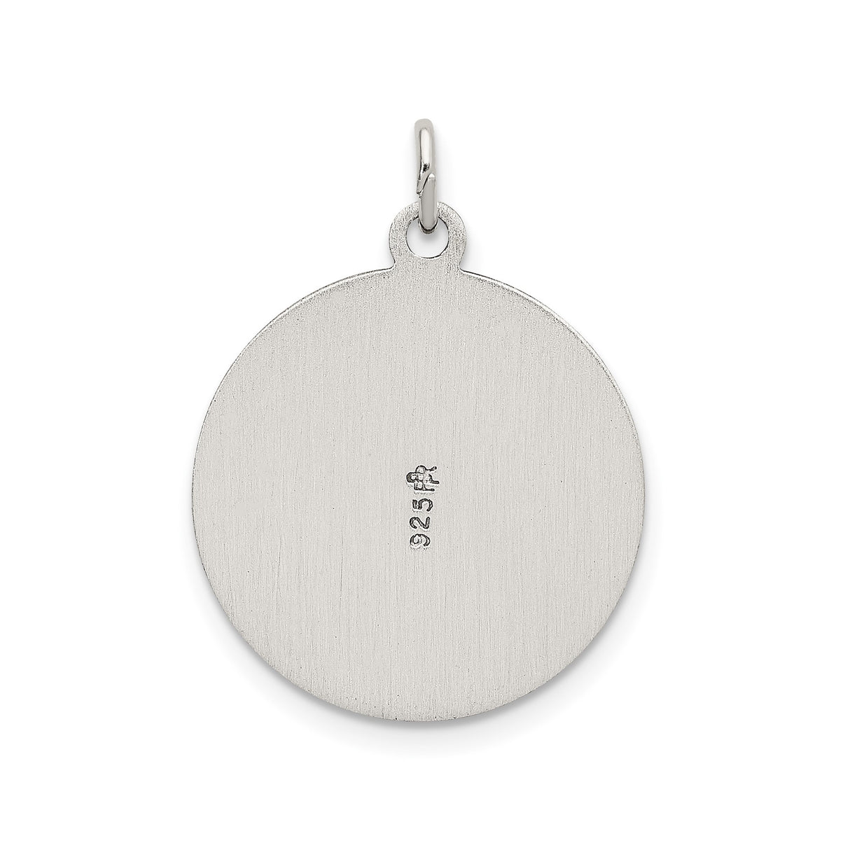 Sterling Silver Saint Anthony Pendant with San Antonio Ruega Por Nosotros Inscription