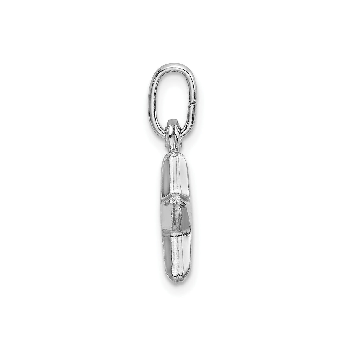 Sterling Silver Star Pendant Charm, Open-Frame Five-Pointed Symbol, Minimalist Design