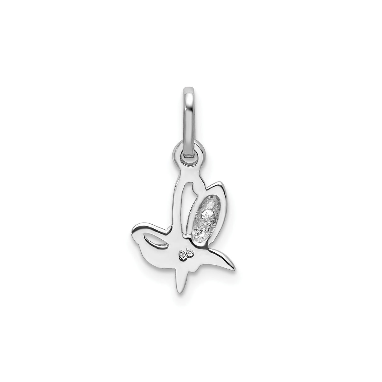 Sterling Silver Lotus Pendant with Cubic Zirconia, Yoga and Meditation Inspired Charm for Women