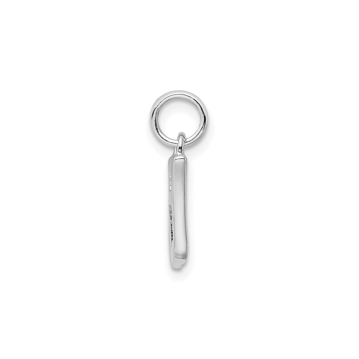 Sterling Silver Pendant, Treble Clef Music Note Charm, Artistic Symbol for Musicians