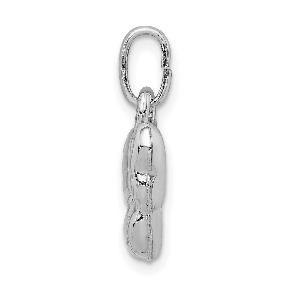 Sterling Silver Butterfly Pendant Charm with Cutout Wing Detail, Nature Motif Design