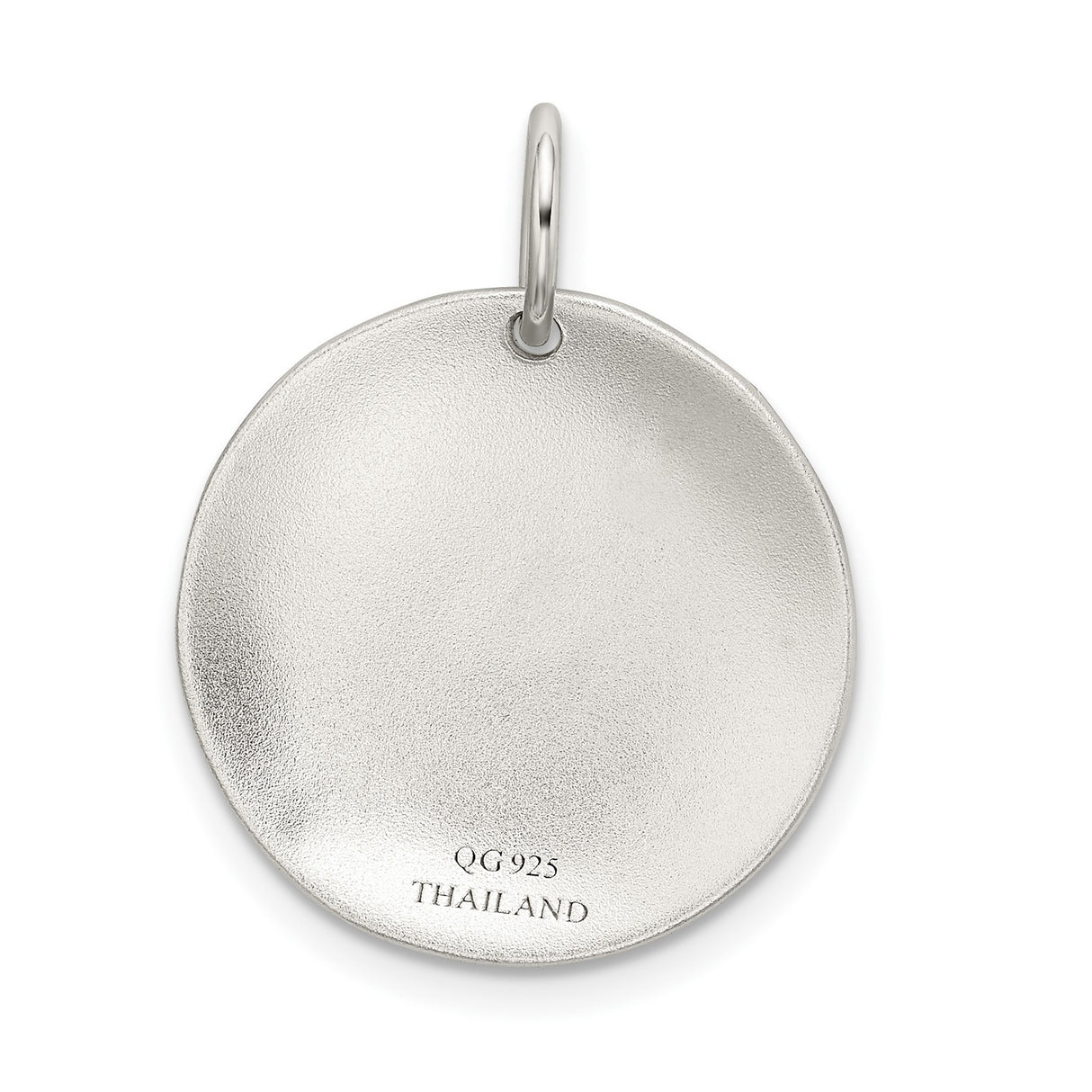 Sterling Silver Pendant with Gold-Plated Starfish on Brushed Disc, Coastal Beach Style