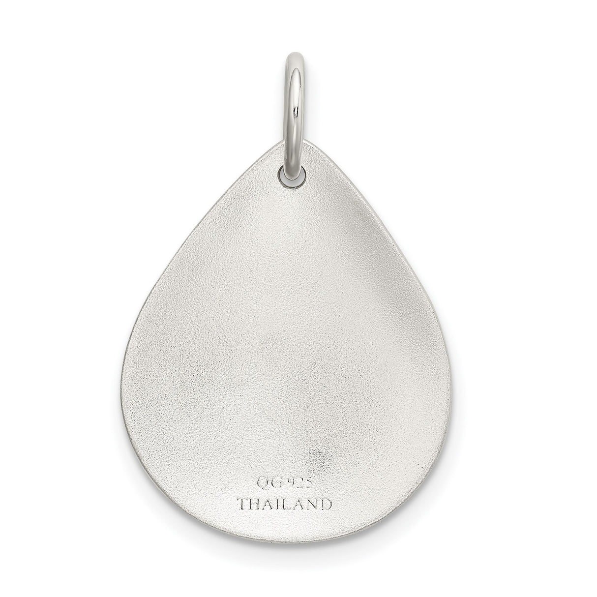 Sterling Silver Teardrop Pendant with Gold Tone Sea Turtle, Nautical Coastal Theme Jewelry