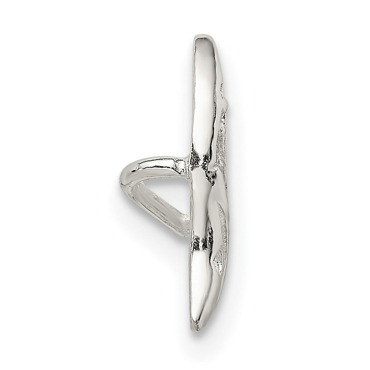 Sterling Silver Dolphin Pendant with Cubic Zirconia, Ocean-Inspired Marine Jewelry