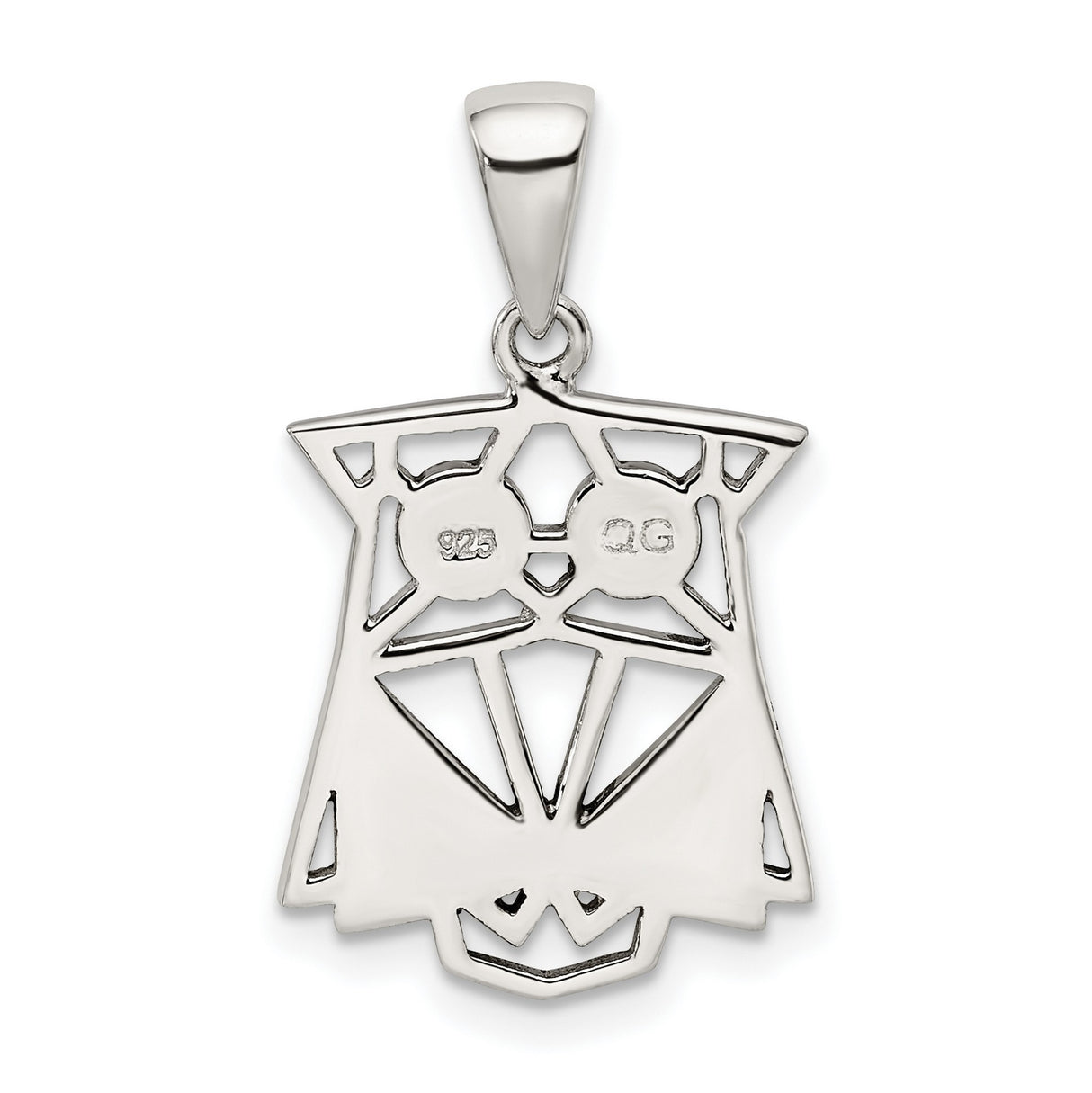 Sterling Silver Owl Pendant with Marcasite Accents, Boho Forest Motif, Intuition Totem for Women