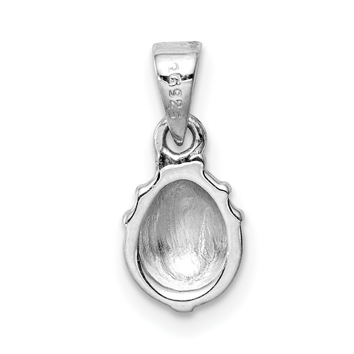 Sterling Silver Ladybug Pendant with Red and Black Enamel Detailing, Whimsical Nature Charm