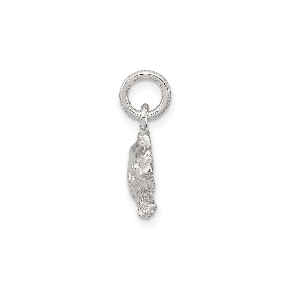 Sterling Silver Frog Pendant with Detailed Animal Totem Design, Symbol of Transformation and Good Luck